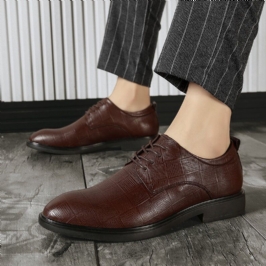 Miesten Business Casual Liukumattomat Nauhoitusristikengät