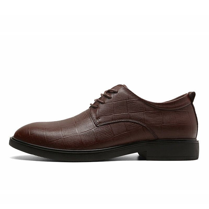 Miesten Business Casual Liukumattomat Nauhoitusristikengät