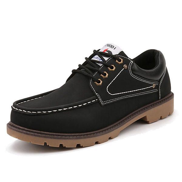 Miesten Casual Business Pehmeä Pohjanauha Nahka Oxfords