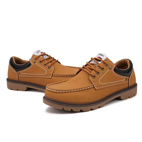 Miesten Casual Business Pehmeä Pohjanauha Nahka Oxfords