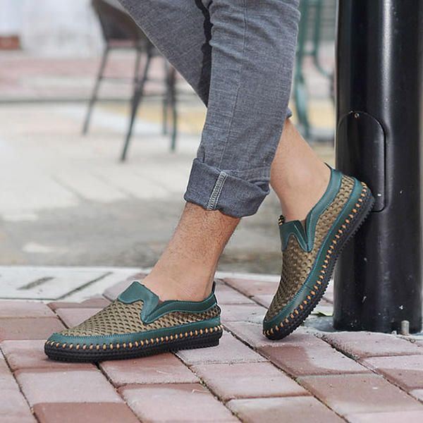 Miesten Hengittävä Mesh-hikivaimennussuoja Oxfords Flatsissa