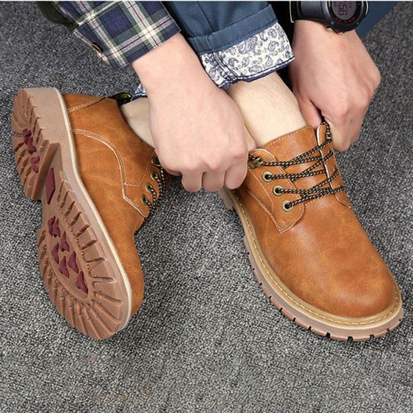 Miesten Hengittävä Nahkainen Ulkokiipeily Oxfords-kengät