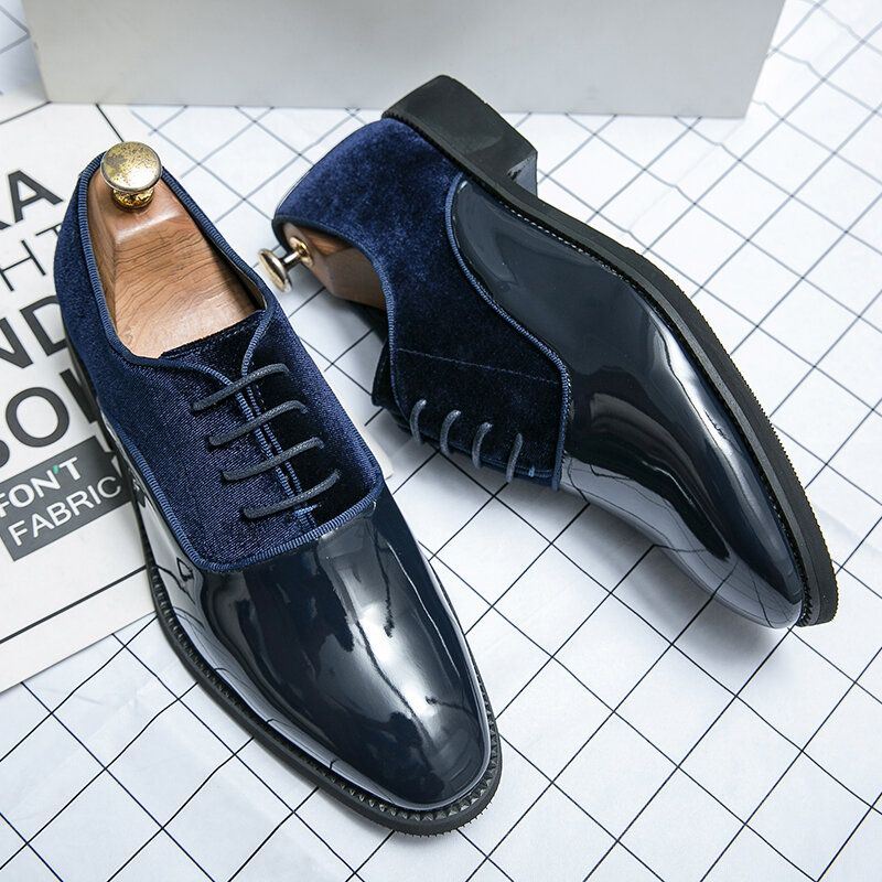 Miesten Hengittävät Nauhanauhat Oxfords Formal Business -mekkokengät