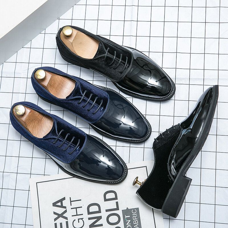 Miesten Hengittävät Nauhanauhat Oxfords Formal Business -mekkokengät