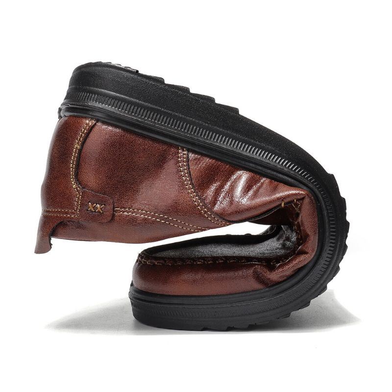 Miesten Isokokoiset Mukavat Rento Mikrokuituliinahkaiset Oxfords-kengät