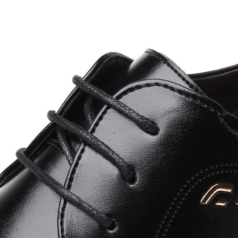 Miesten Isokokoiset Pehmeät Toimistokengät Rento Business-nahka Oxfords