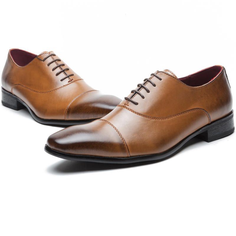Miesten Juhlamekko Kengät Casual Business Aito Nahka Oxfords