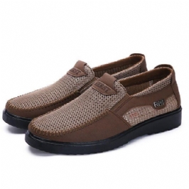 Miesten Käsinompeleet Pehmeät Pohjat Mesh Oxfords