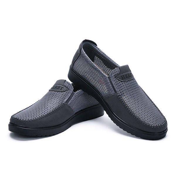 Miesten Käsinompeleet Pehmeät Pohjat Mesh Oxfords