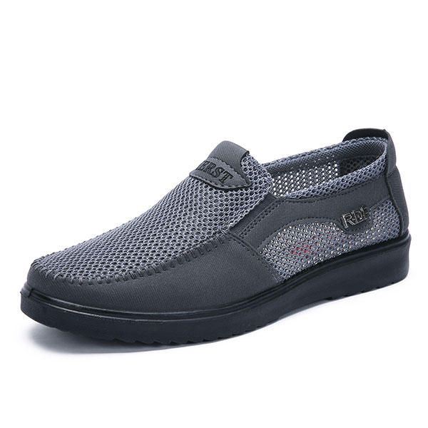 Miesten Käsinompeleet Pehmeät Pohjat Mesh Oxfords