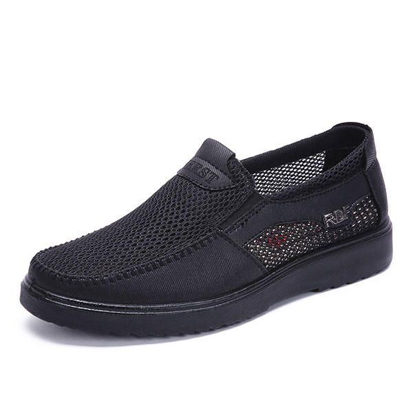 Miesten Käsinompeleet Pehmeät Pohjat Mesh Oxfords