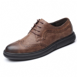 Miesten Microfiber Casual Business Oxfords
