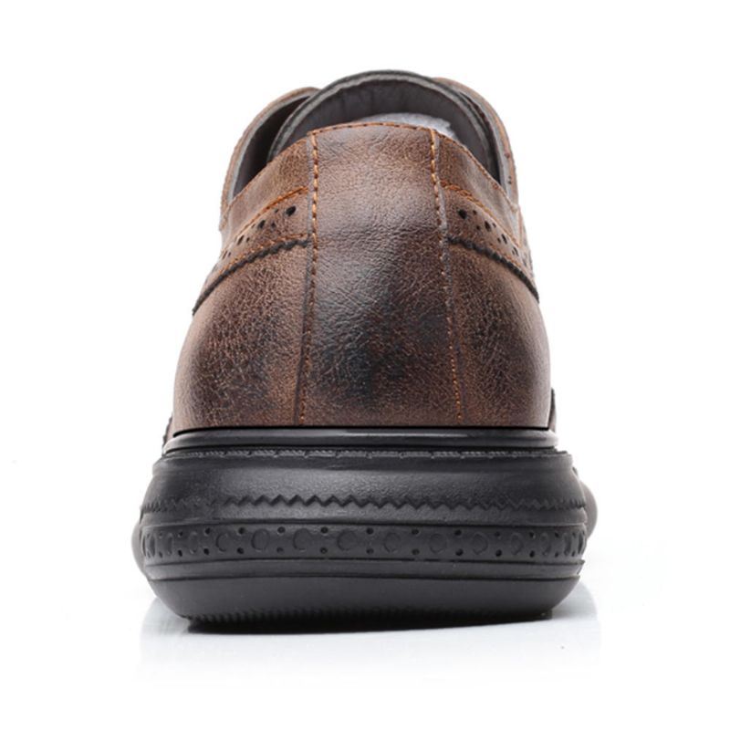 Miesten Microfiber Casual Business Oxfords