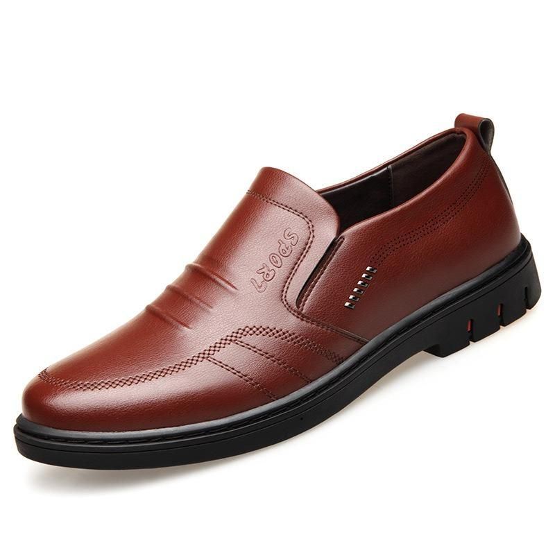 Miesten Mikrokuituliinapehmeä Nahka Business Casual Office Oxfords