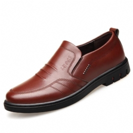 Miesten Mikrokuituliinapehmeä Nahka Business Casual Office Oxfords