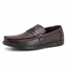 Miesten Mukavia Aitoa Nahkaa Rento Business Oxfords