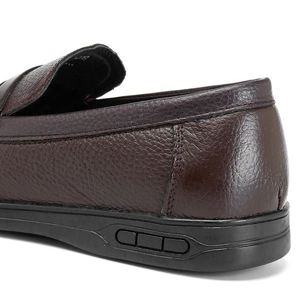 Miesten Mukavia Aitoa Nahkaa Rento Business Oxfords