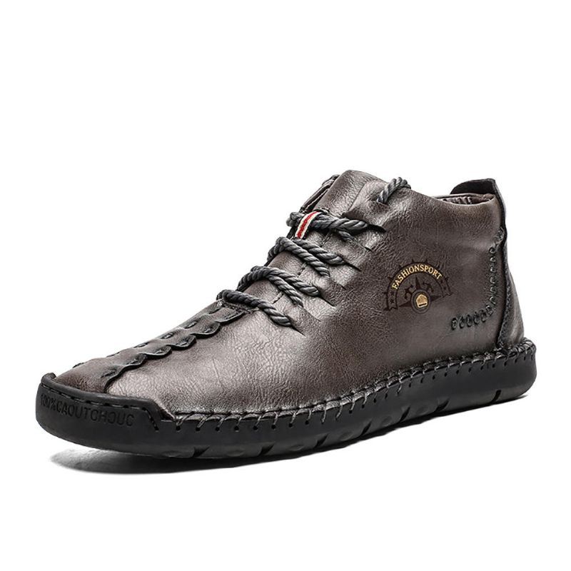 Miesten Pehmeä Mikrokuitunahka Business Casual Office Oxfords