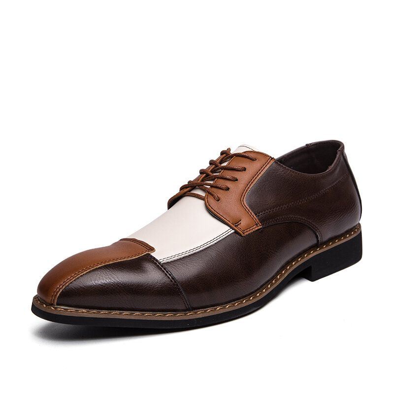Miesten Pu-nahkaiset Tyylikkäät Oxfords Business Dress -kengät