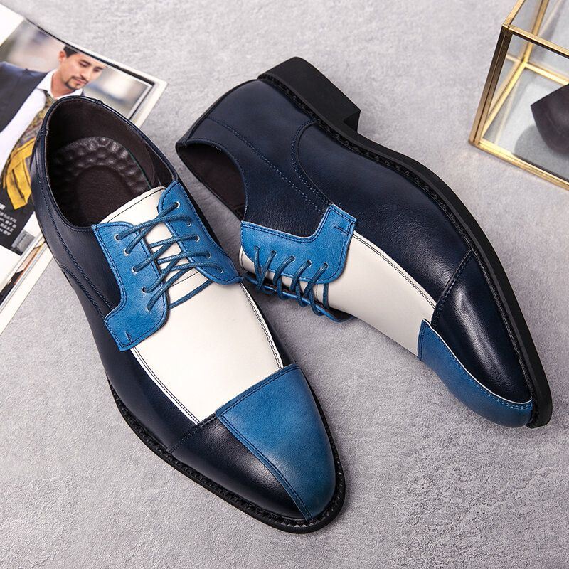 Miesten Pu-nahkaiset Tyylikkäät Oxfords Business Dress -kengät