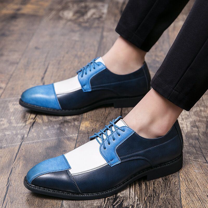 Miesten Pu-nahkaiset Tyylikkäät Oxfords Business Dress -kengät