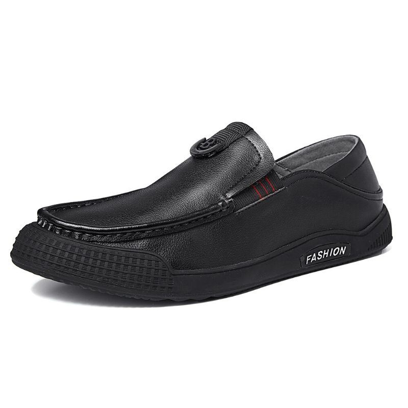 Miesten Pure Color Casual Soft Driving -kävelyhousut