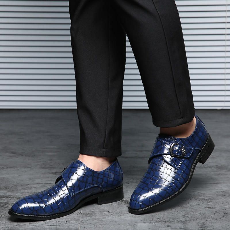 Miesten Solki Pehmeä Epäsäännöllinen Malli Business Nahka Oxfords