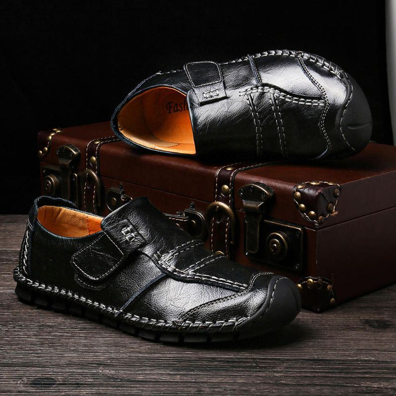 Miesten Spicing Nahka Liukumaton Pehmeä Pohja Business Oxfords