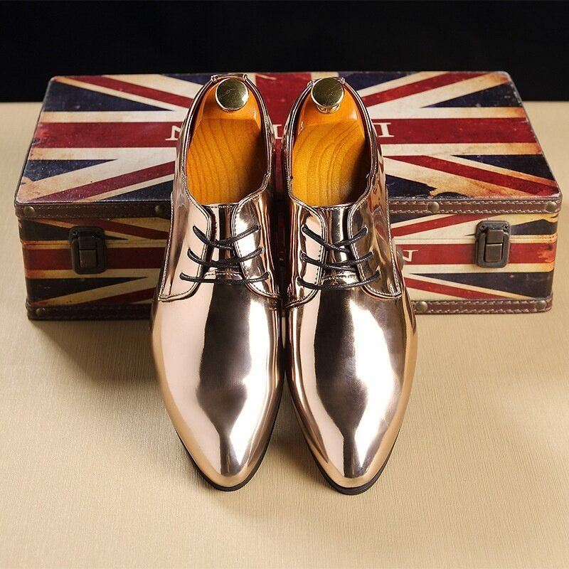 Miesten Uusi Muoti Elegant Dancing Party Nahka Oxfords