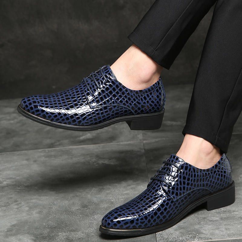 Suuren Kokoiset Miesten Epäsäännölliset Business Oxfords -kengät