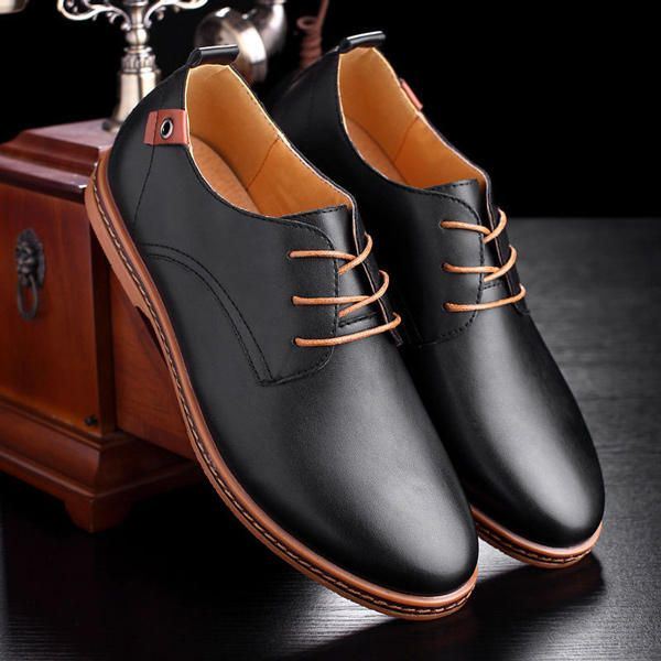Suurikokoiset Miesten Business-kengät Tasaiset Rento Pehmeät Oxfords-kengät