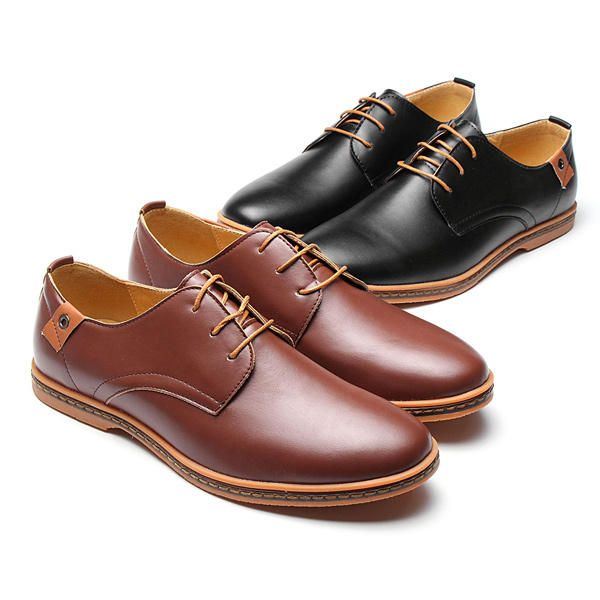 Suurikokoiset Miesten Business-kengät Tasaiset Rento Pehmeät Oxfords-kengät